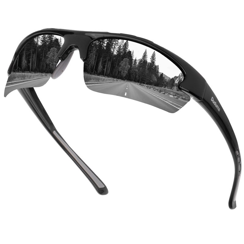 Duduma Polarized Sports Sunglasses for Men Women Fishing Cycling Running Golf Driving Glasses Tr62 Superlight Frame - Image 1